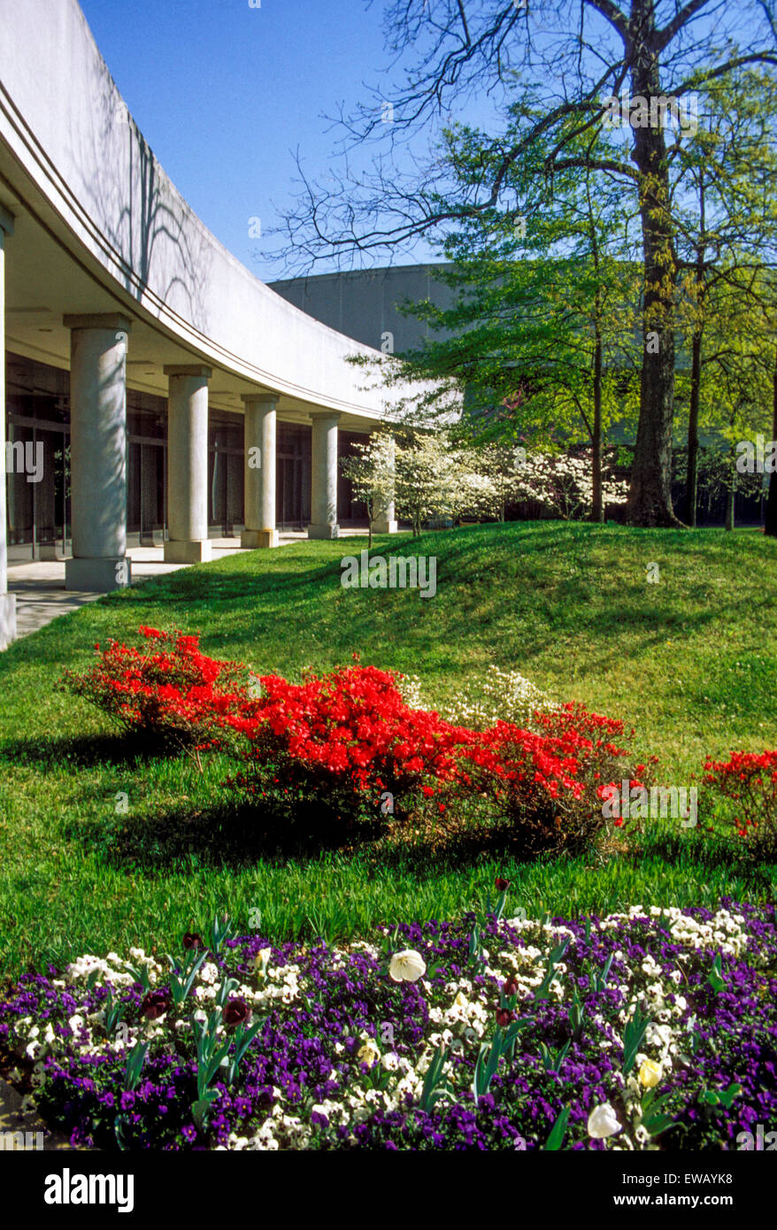 Gardens of the Carter Presidential Center, Atlanta, USA Stock