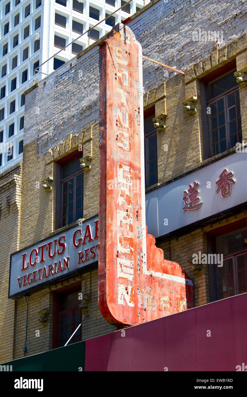 Street Scenes from Chinatown in San Francisco California Stock Photo