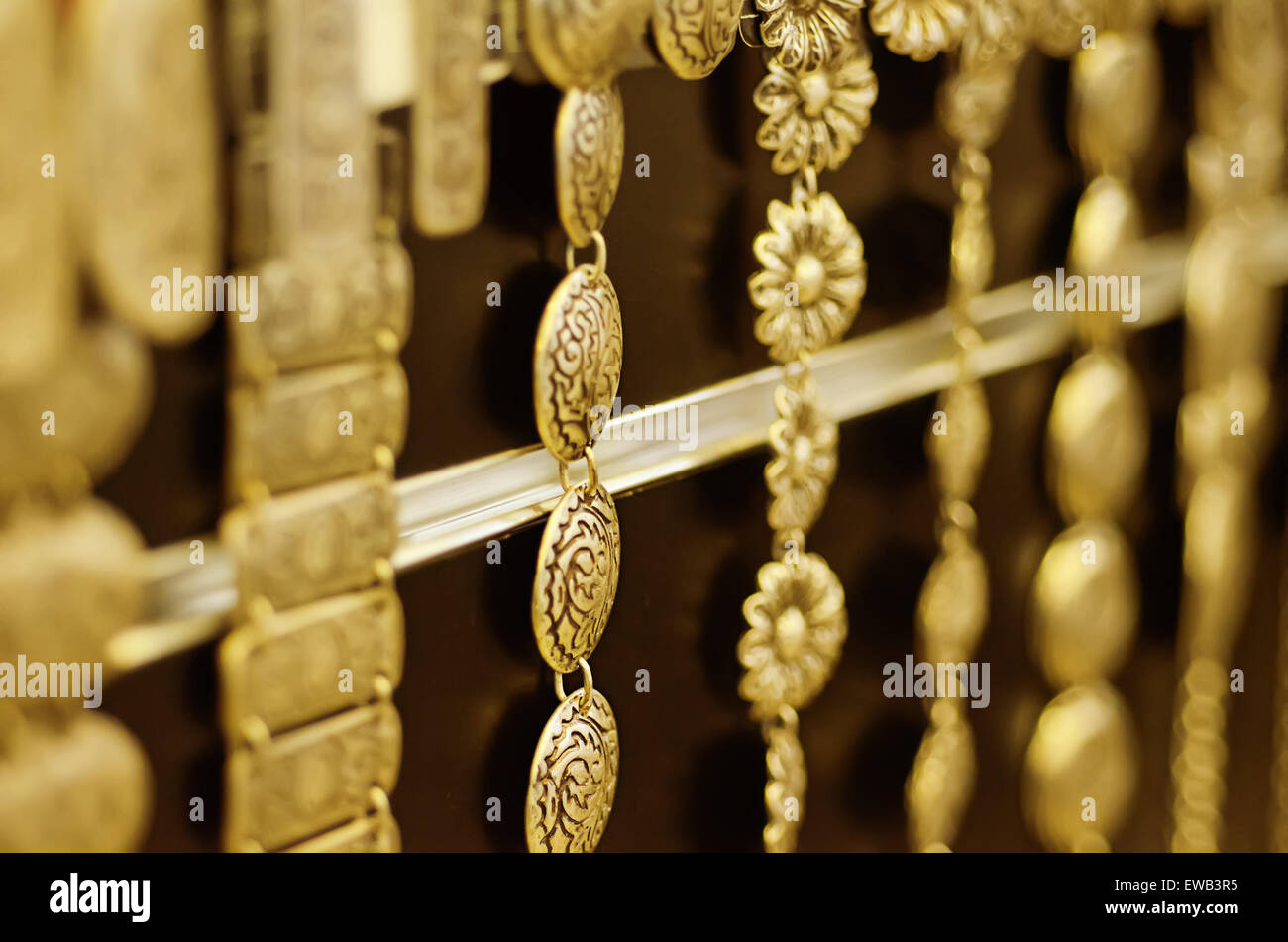 Copper jewelry in traditional style Stock Photo Alamy