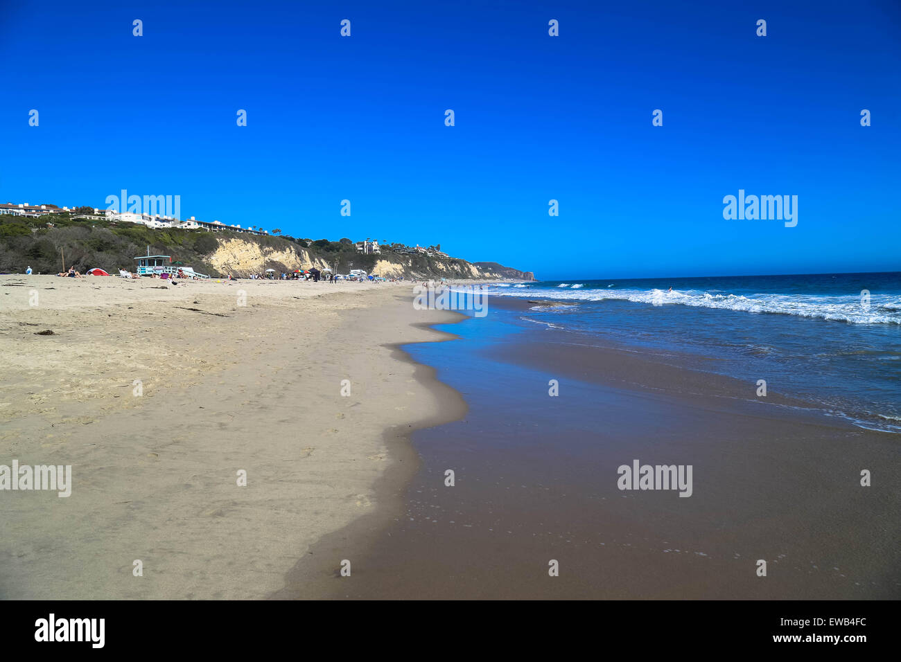 Zuma beach in Malibu at sunset Photograph by Nano Calvo - Pixels