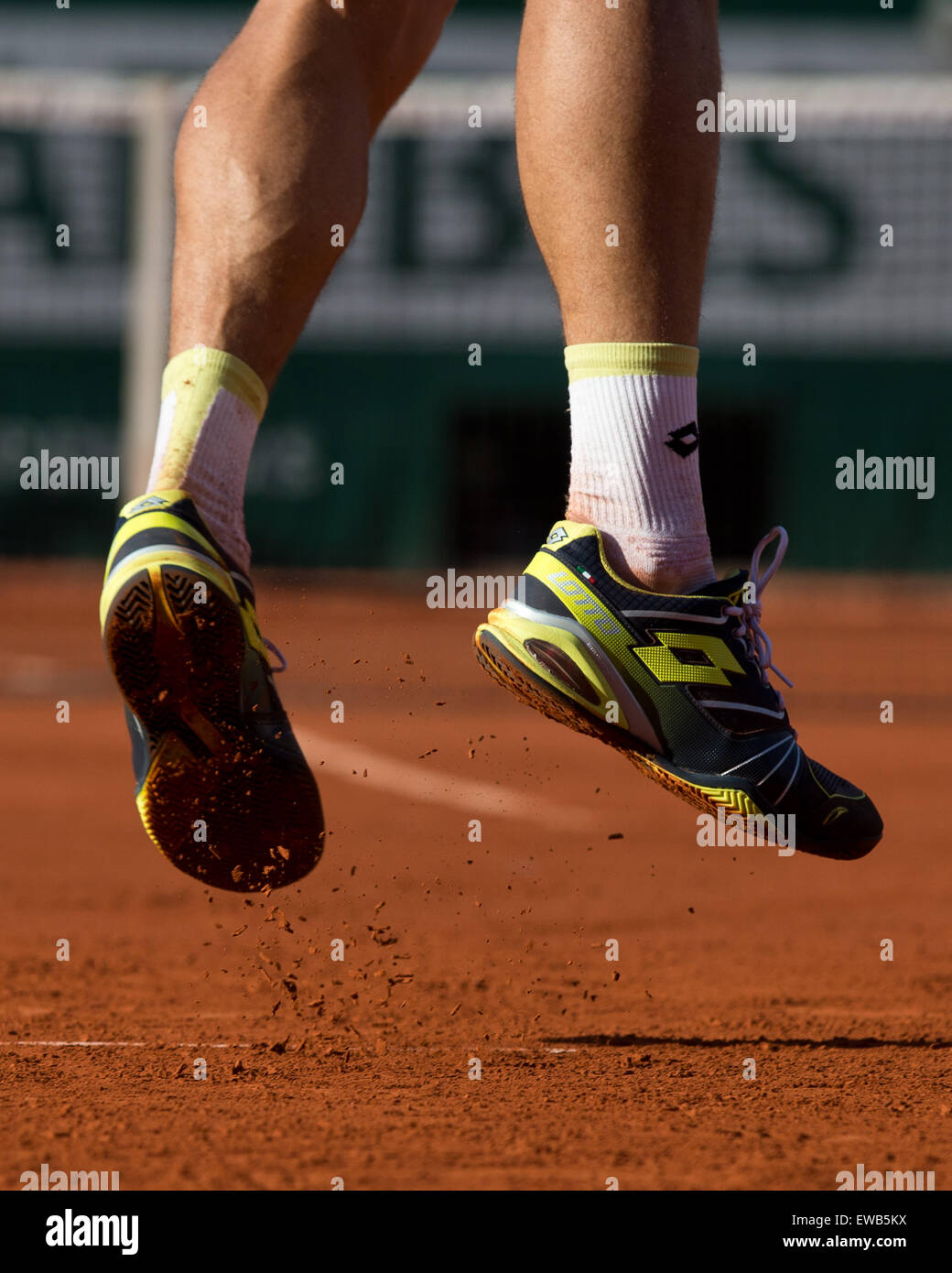 Feet of a tennis player Stock Photo Alamy