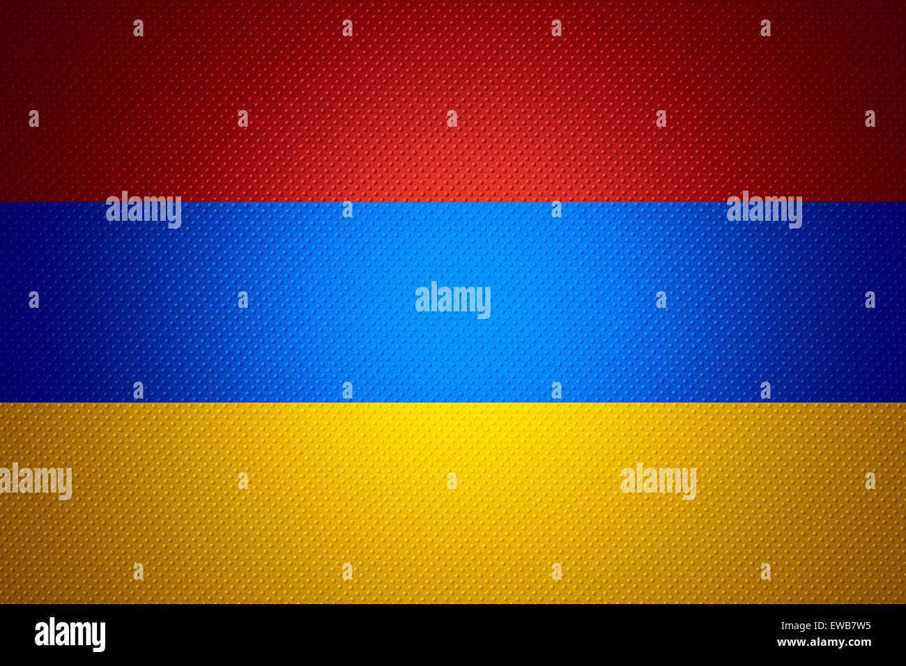 Armenia flag or Armenian banner on abstract texture Stock Photo