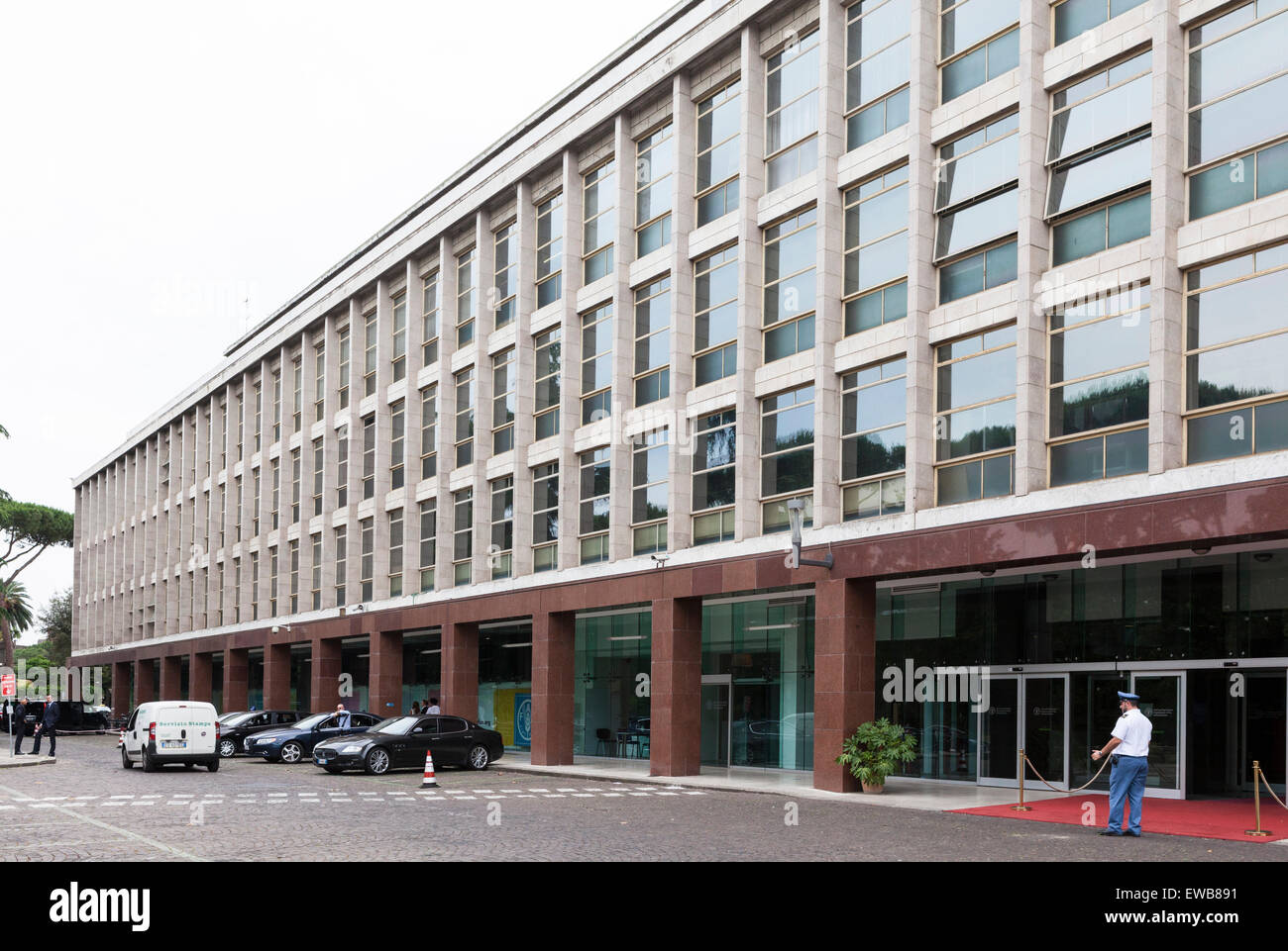 FAO Food And Agriculture Organization Headquarters And Building In Rome 