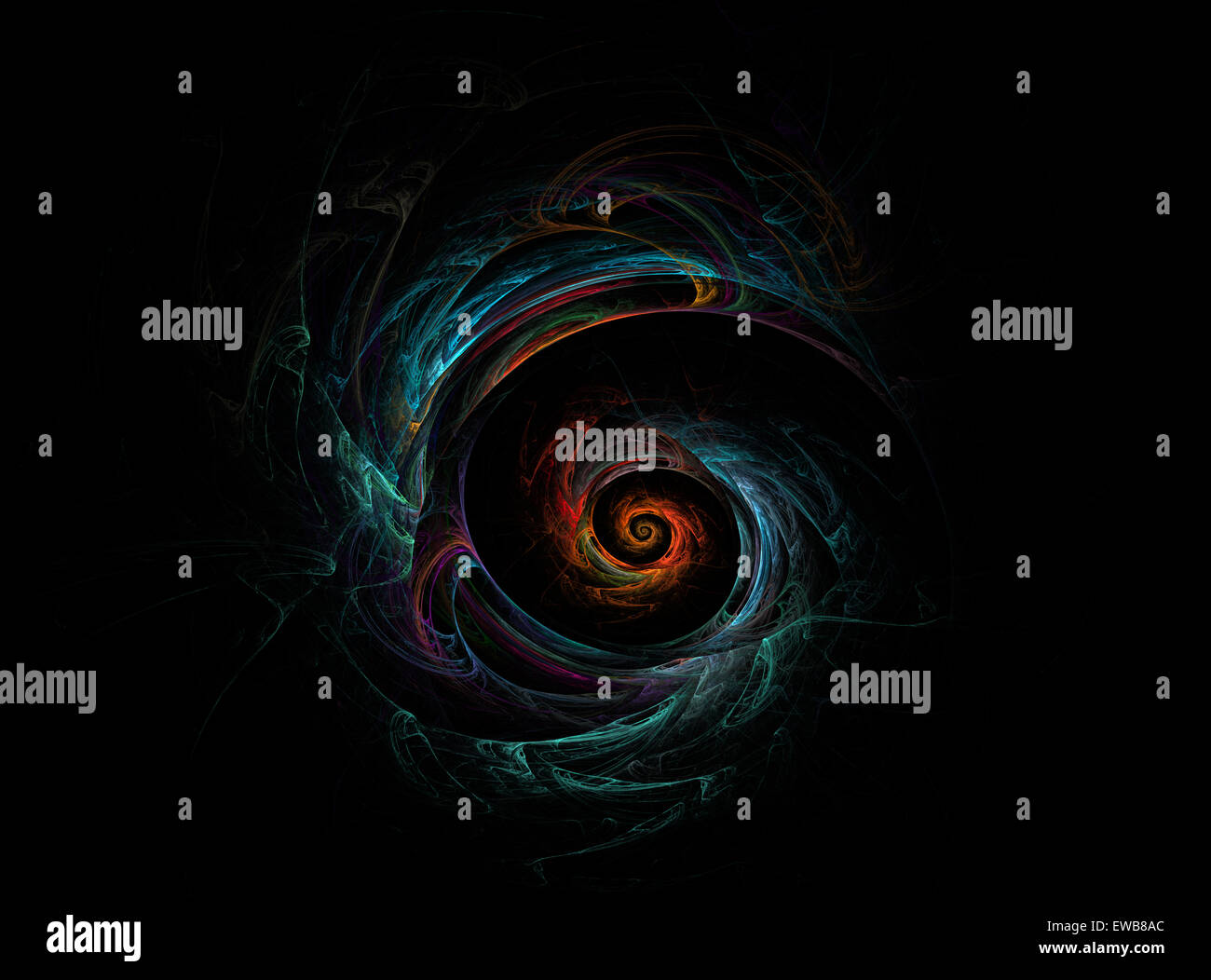 seashells a fractal Stock Photo