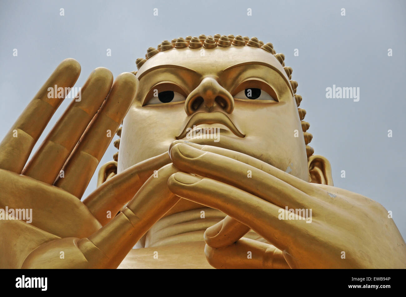 Buddhist statue, Dambulla Cave Temple, Sri Lanka Stock Photo