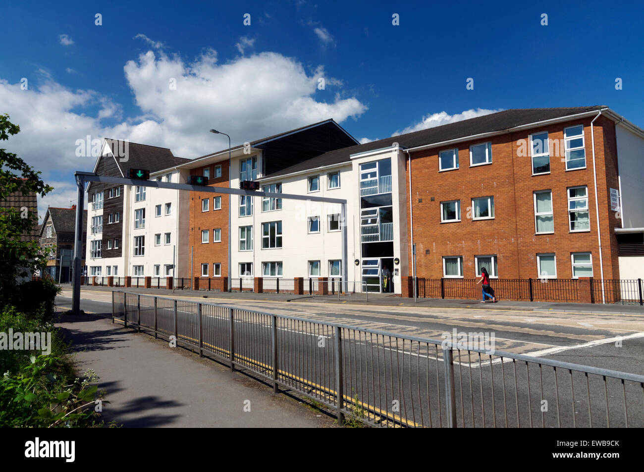 Student Accommodation, North Road, Cardiff, Wales, UK. Stock Photo