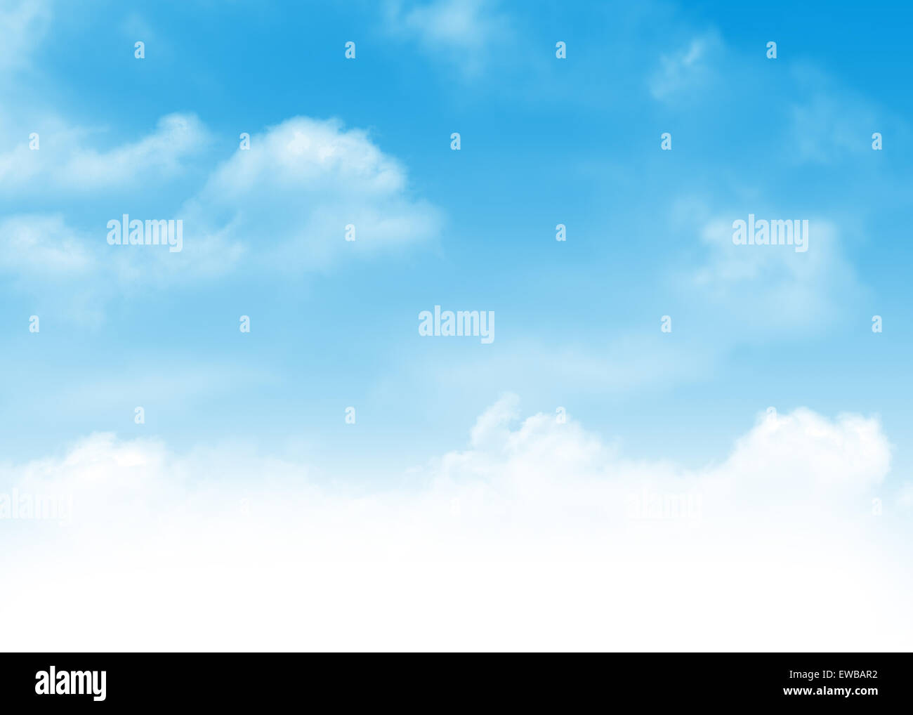 Blue sky and clouds abstract background with copy space Stock Photo - Alamy