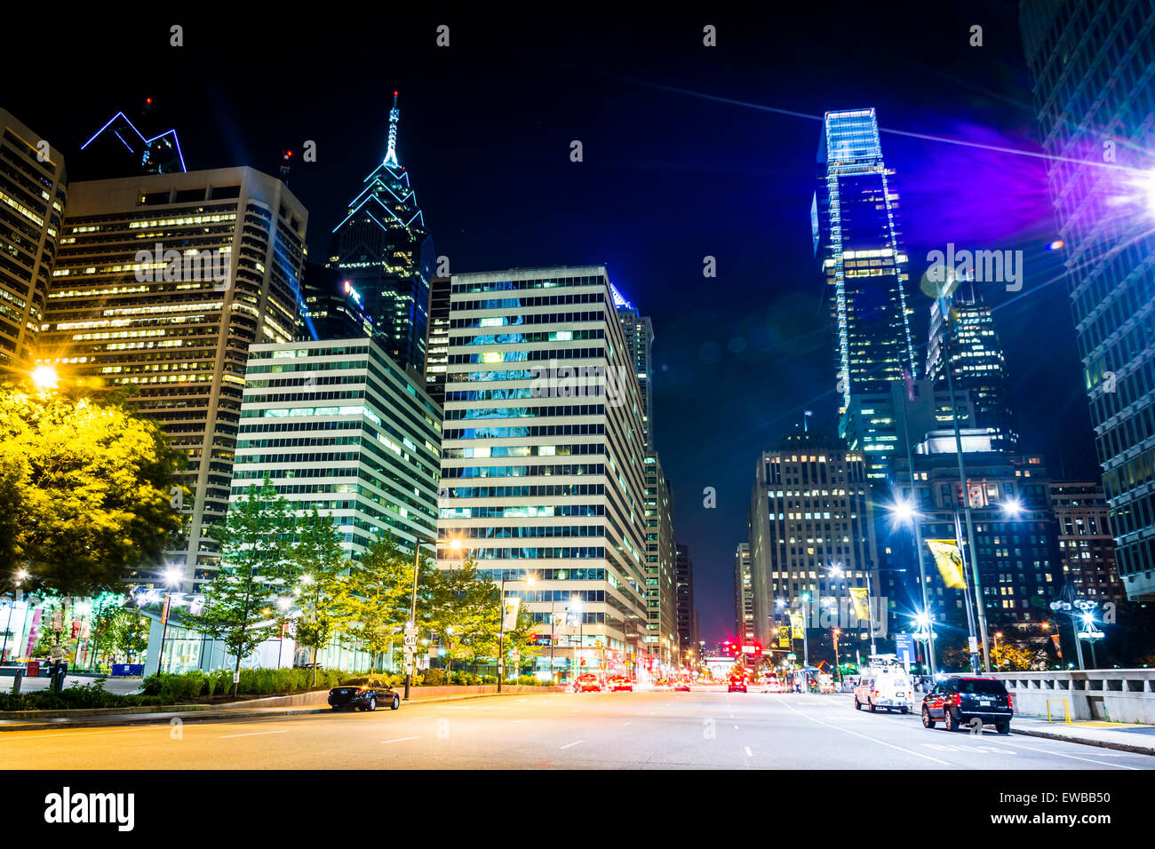 Philadelphia center city night hires stock