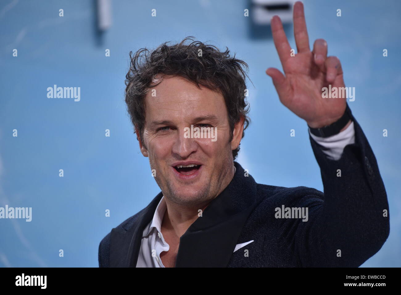 Berlin, Germany. 21st June, 2015. Australian actor Jason Clarke attends the Premiere of the movie 'Terminator Genisys' at CineStar Theater at the Sony Center in Berlin, Germany. Credit:  dpa picture alliance/Alamy Live News Stock Photo