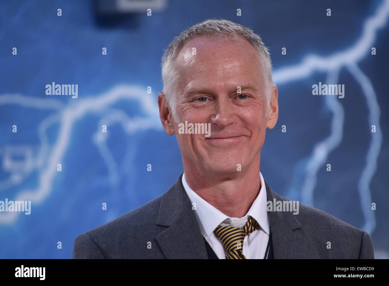 Berlin, Germany. 21st June, 2015. American director Alan Taylor attends the Premiere of the movie 'Terminator Genisys' at CineStar Theater at the Sony Center in Berlin, Germany. Credit:  dpa picture alliance/Alamy Live News Stock Photo