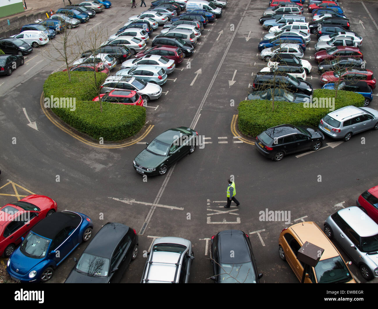 Car park attendant hires stock photography and images Alamy