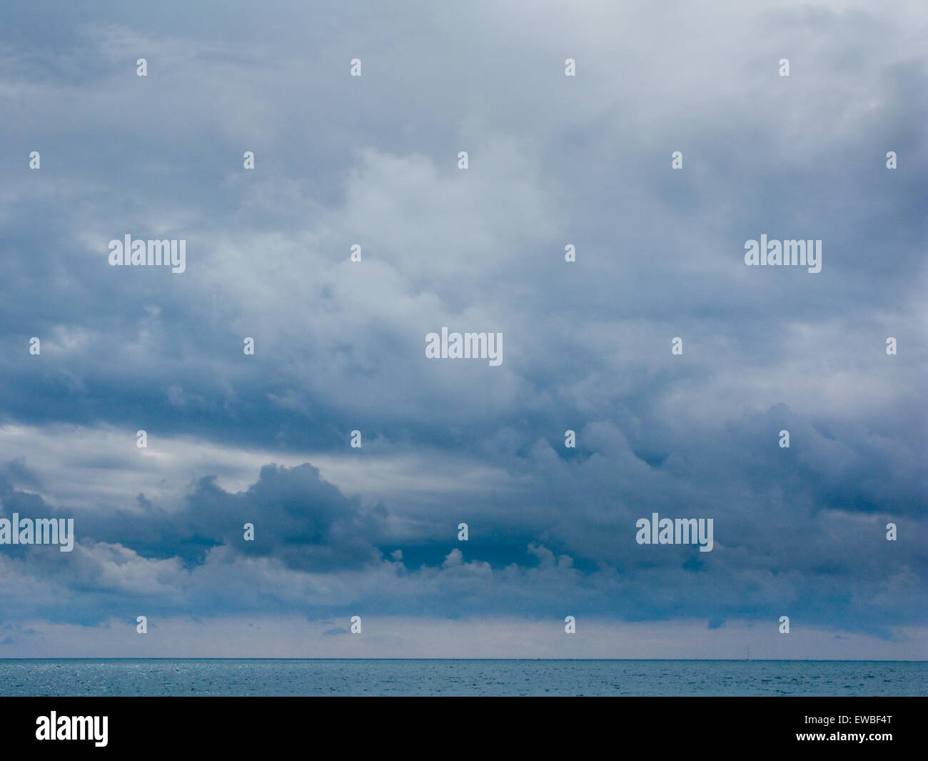 Stormy sky over sea hi-res stock photography and images - Alamy