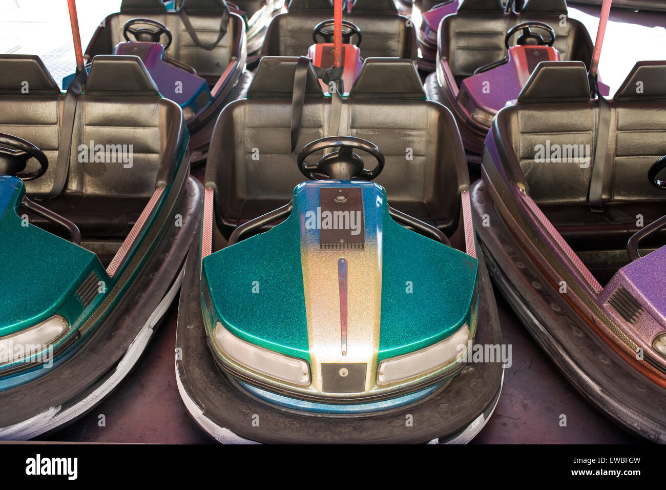 Dodgem cars at fairground Stock Photo - Alamy