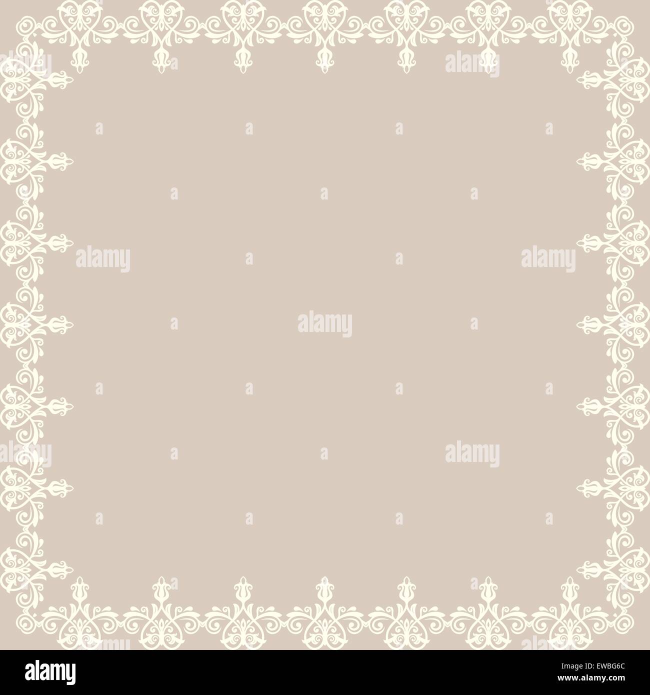 Floral Modern Vector Frame Stock Vector Image & Art - Alamy