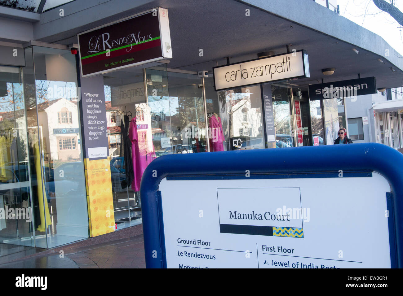 Australia canberra shopping street hires stock photography and images