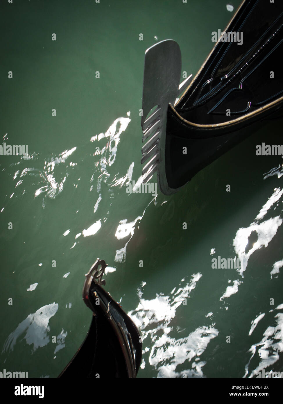 Venice gondola canal ferro hi-res stock photography and images - Alamy