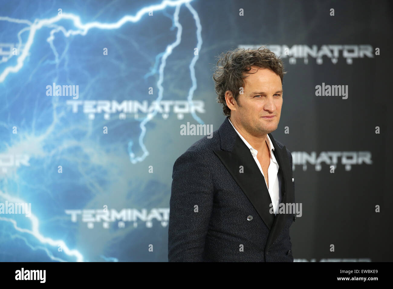 Berlin, Germany. 21st June, 2015. Actor Jason Clarke arrives to the European premiere of the film 'Terminator Genisys' in Berlin, Germany, 21 June 2015. Photo: Joerg Carstensen/dpa/Alamy Live News Stock Photo