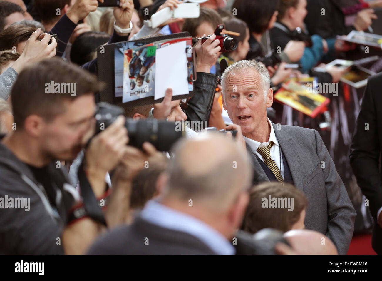 Berlin, Germany. 21st June, 2015. Director Alan Taylor arrives to the European premiere of the film 'Terminator Genisys' in Berlin, Germany, 21 June 2015. Photo: Joerg Carstensen/dpa/Alamy Live News Stock Photo