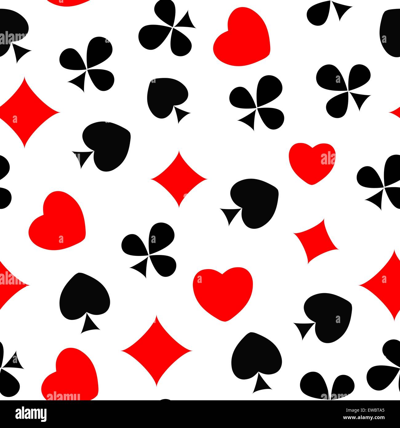 Seamless pattern aces playing cards hi-res stock photography and images ...