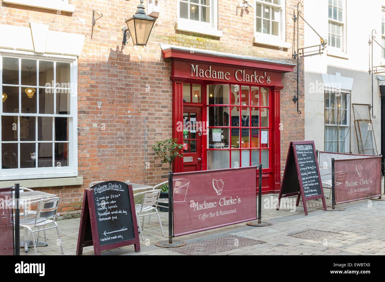 Madame Clarke's Coffee Bar and Restaurant in King Street, Wolverhampton