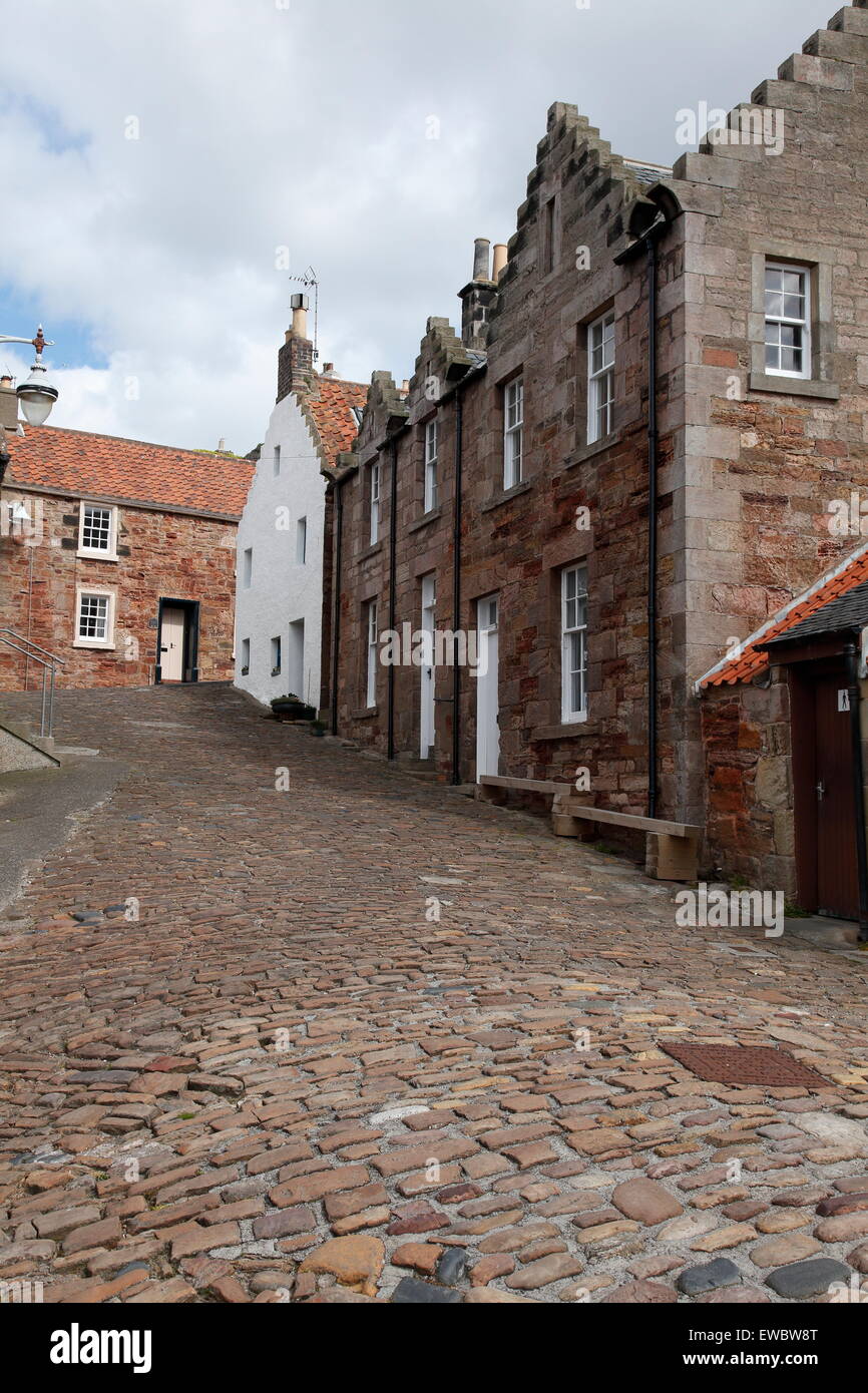 Buildings near the harbour in Crail, Fife, Scotland Stock Photo Alamy