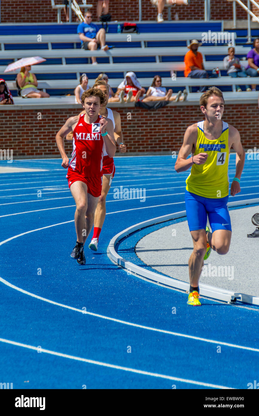 Foot race for men at the Kentucky Relays. This was held at the