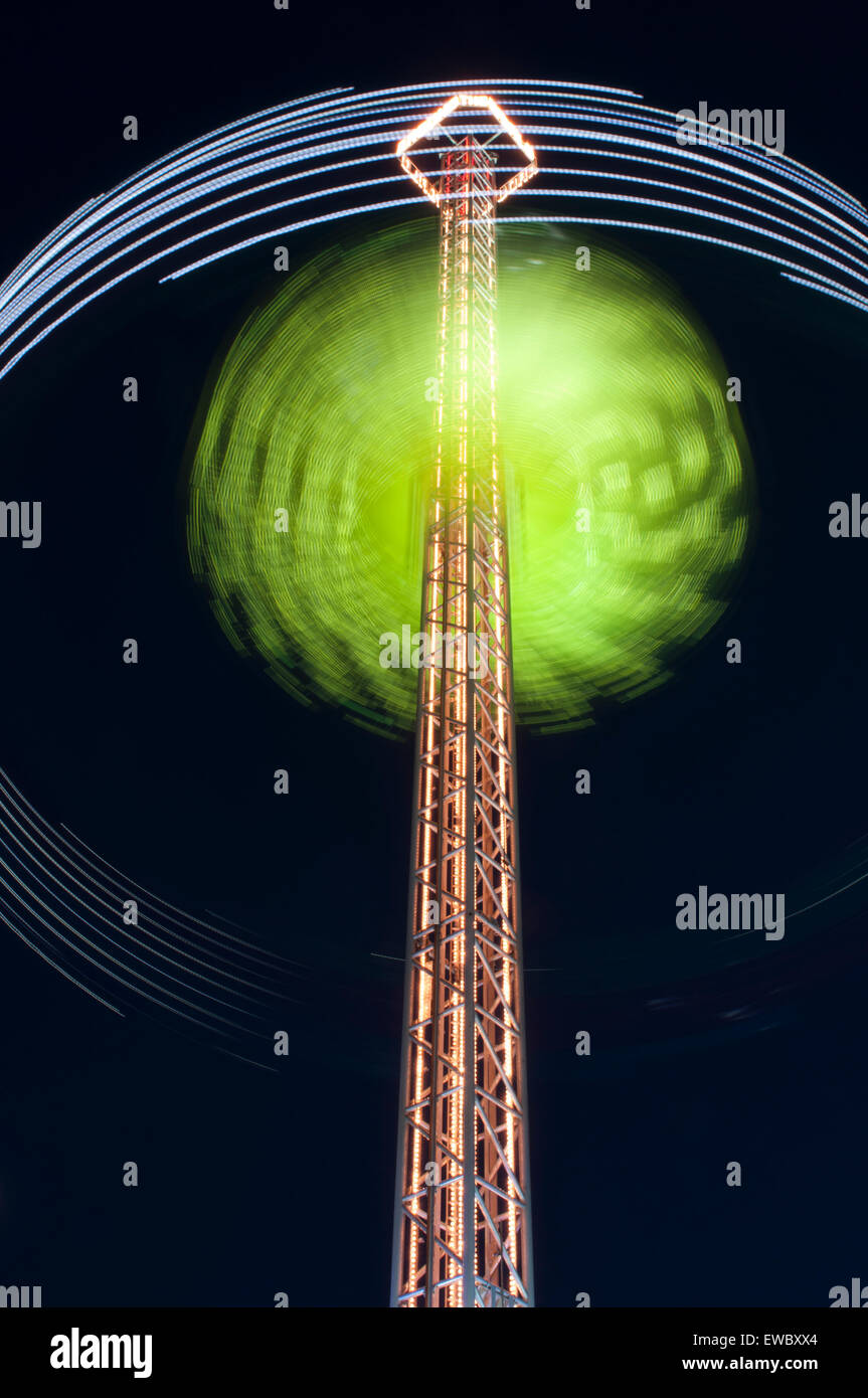 North Star ride at Christmas in Market Square, Nottingham ...