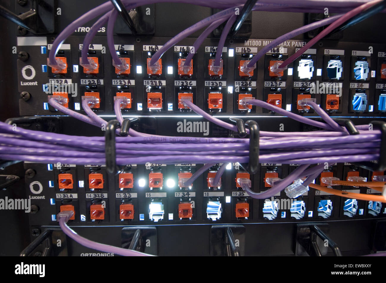 Patching Cable Network Building Technical cables hi-res stock photography and images - Alamy