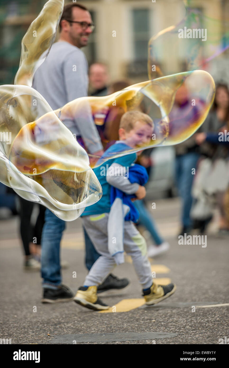 Bubbles in Brighton Stock Photo Alamy
