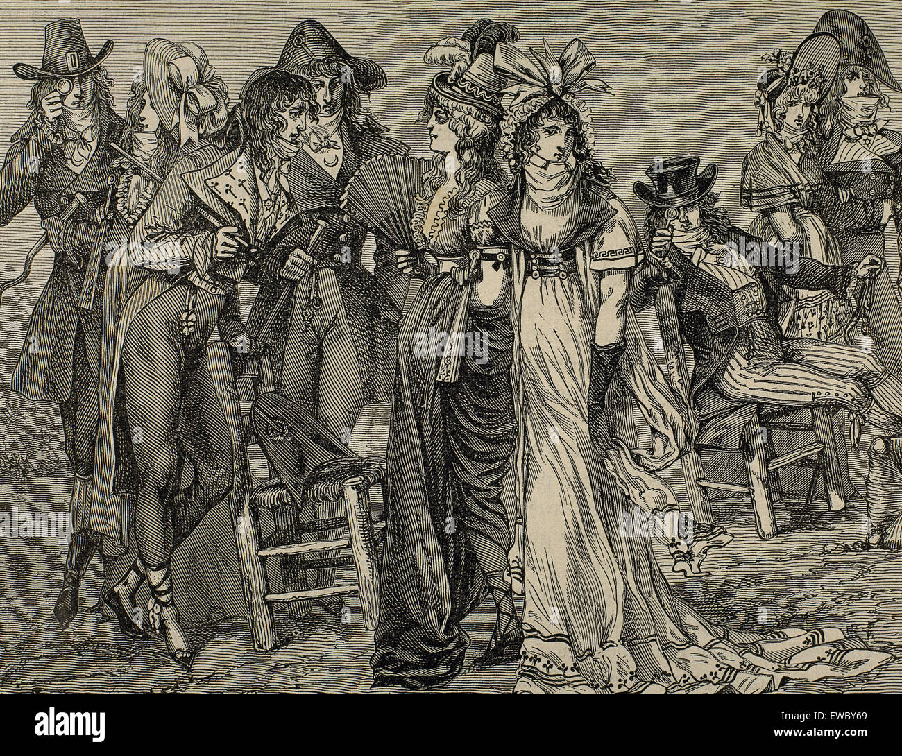 19th century fashion empire hi-res stock photography and images - Alamy