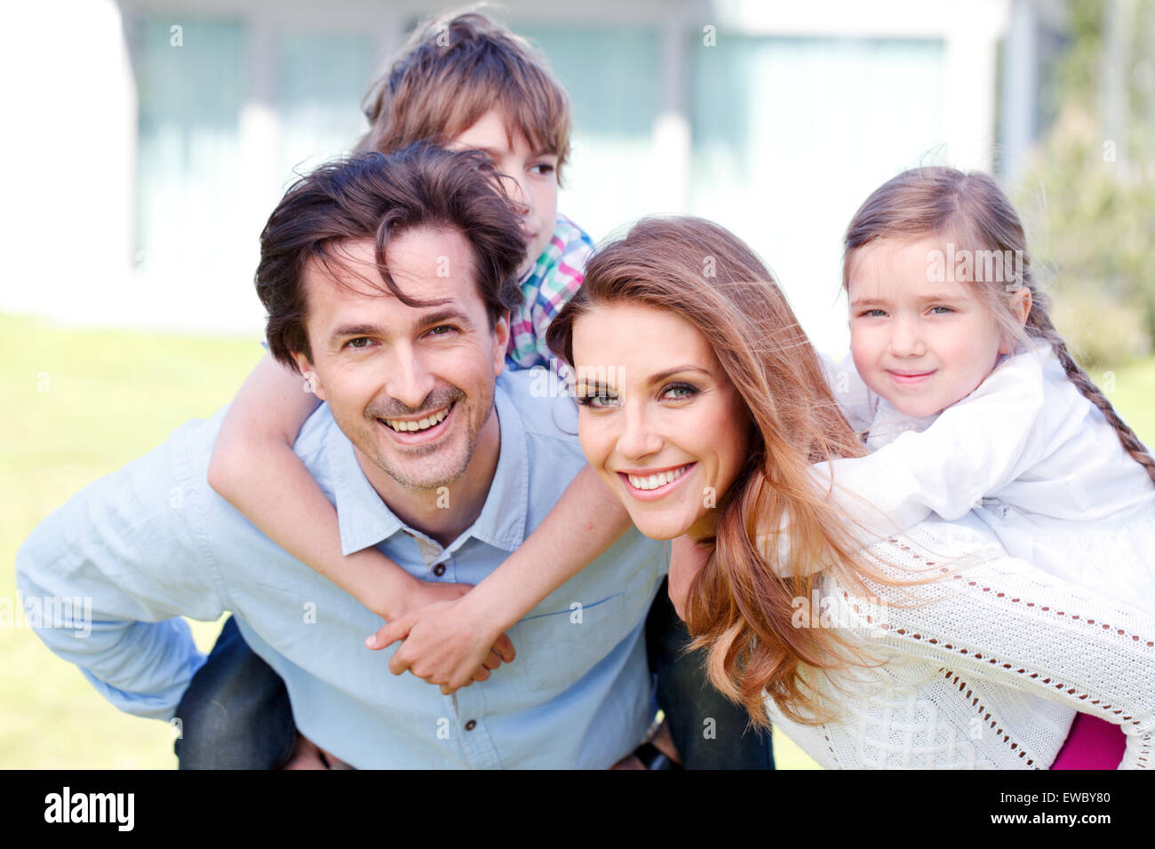 Wife Husband Son Daughter Girlfriend Boyfriend Kids Stock Photos & Wife