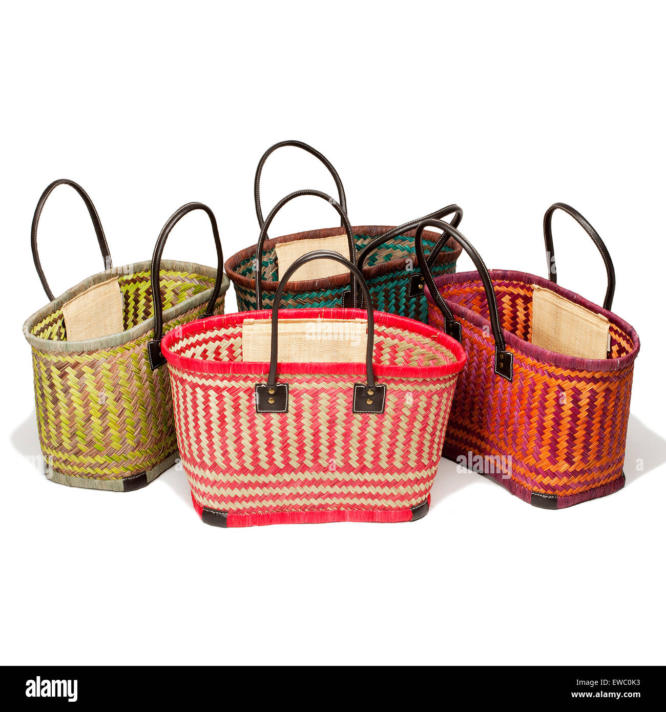 Summer beach bags woven rush hi-res stock photography and images - Alamy