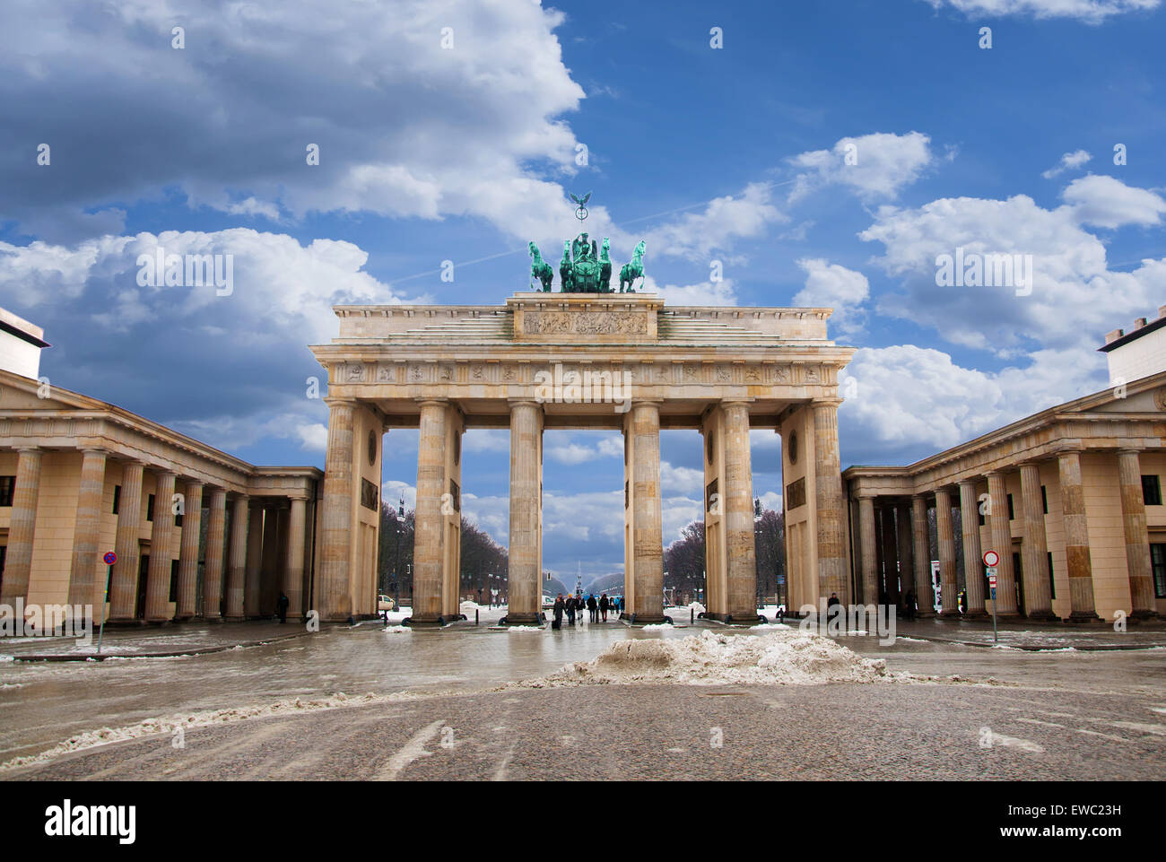 Magdeburg gates Stock Photo