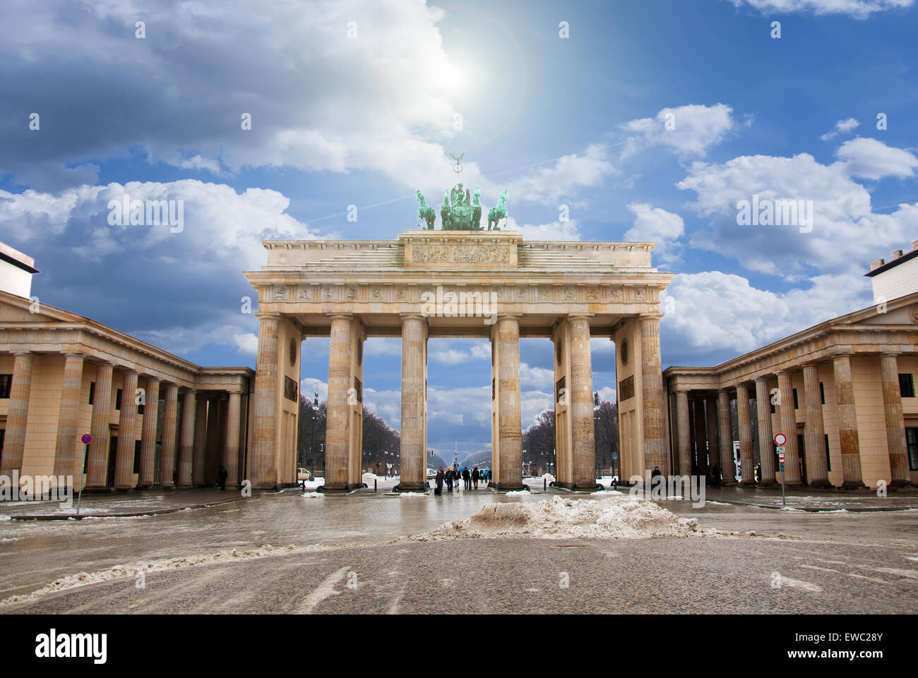 Magdeburg gates Stock Photo