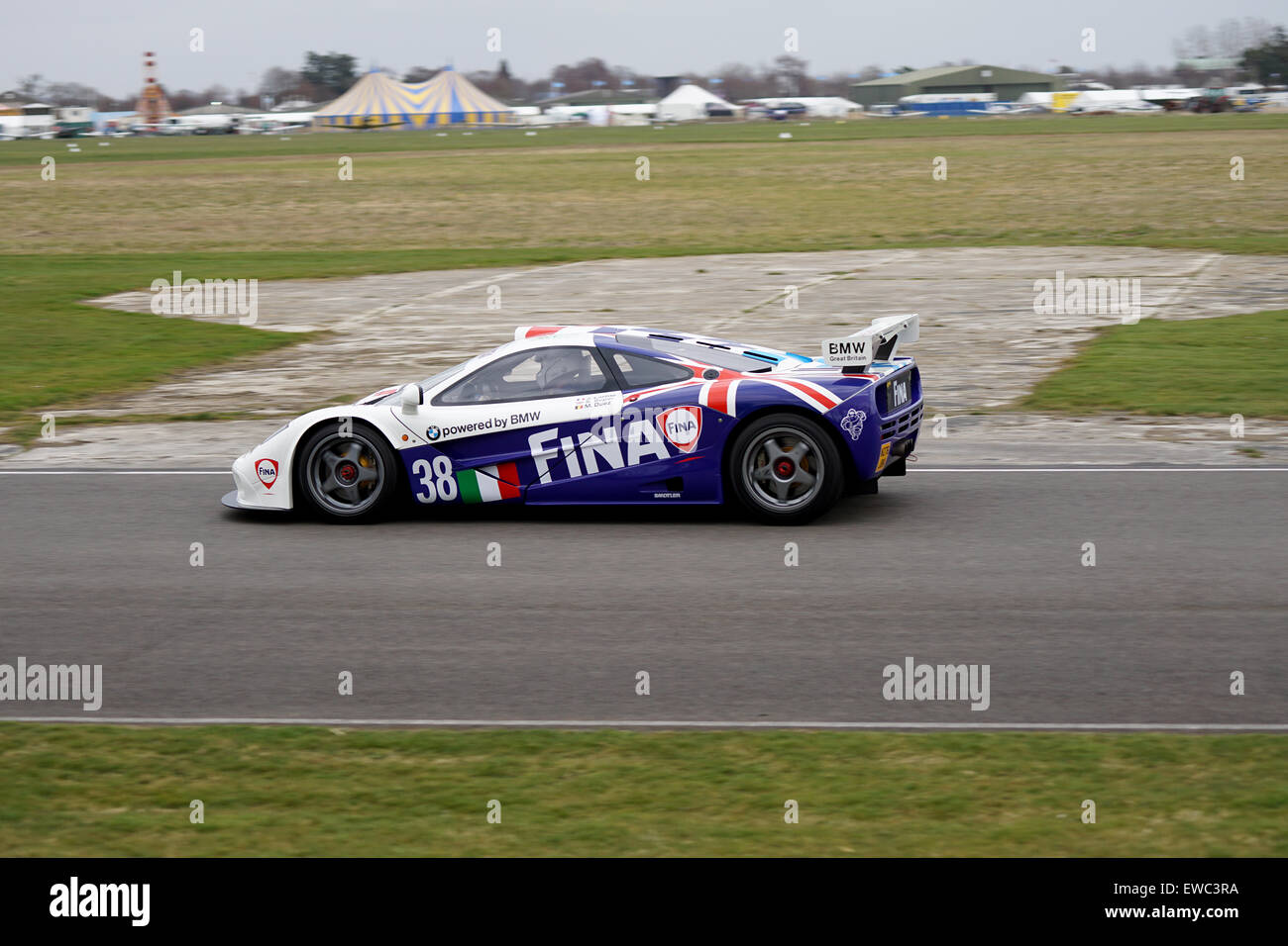 McLaren F1 GTR being demonstrated at the Goodwood Members Meeting Stock Photo