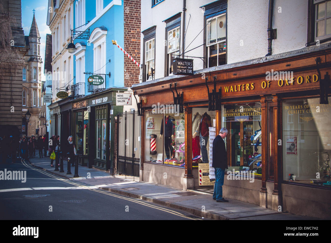 Shops and businesses of Oxford, United Kingdom Stock Photo Alamy