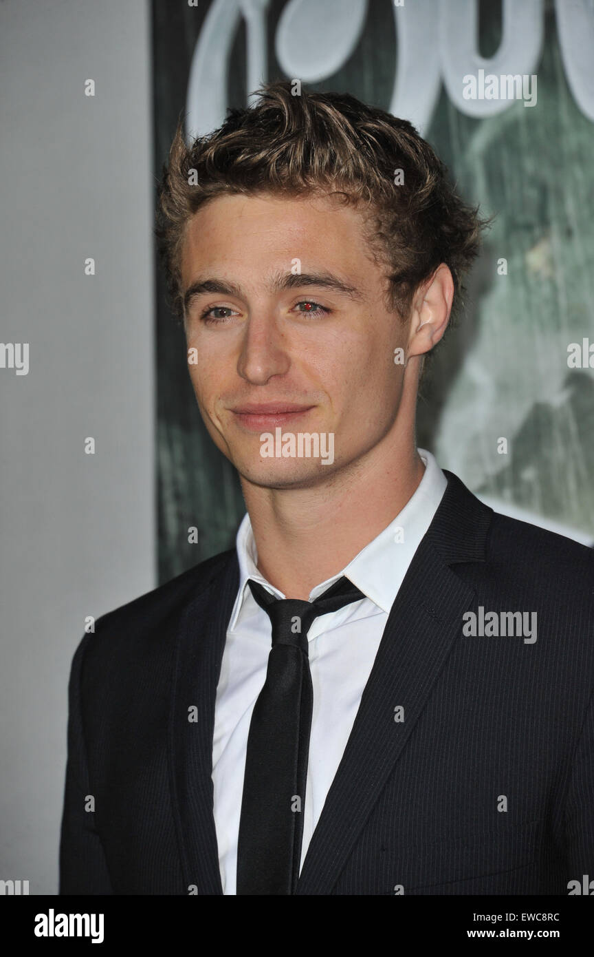 LOS ANGELES, CA - MARCH 23, 2011: Max Irons (son of Jeremy Irons & Sinead Cusack) at the Los Angeles premiere of 'Sucker Punch' at Grauman's Chinese Theatre, Hollywood. Stock Photo