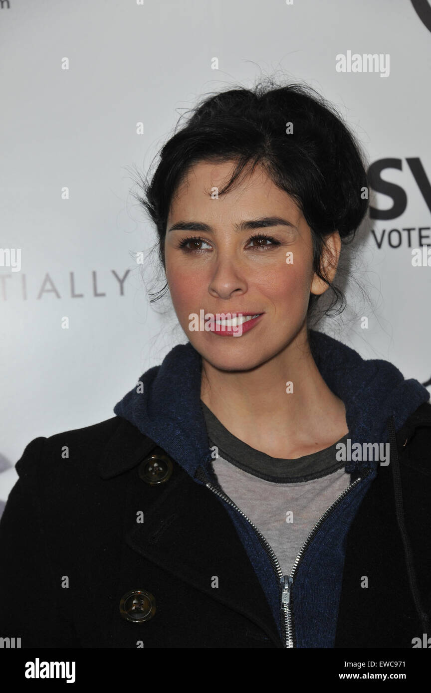 LOS ANGELES, CA - MARCH 21, 2011: Sarah Silverman at the Los Angeles premiere of 'Super' at the Egyptian Theatre, Hollywood. Stock Photo