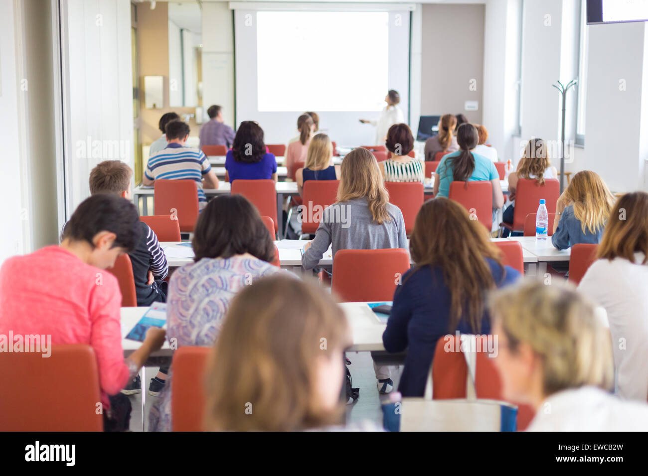 Lecture at university Stock Photo - Alamy