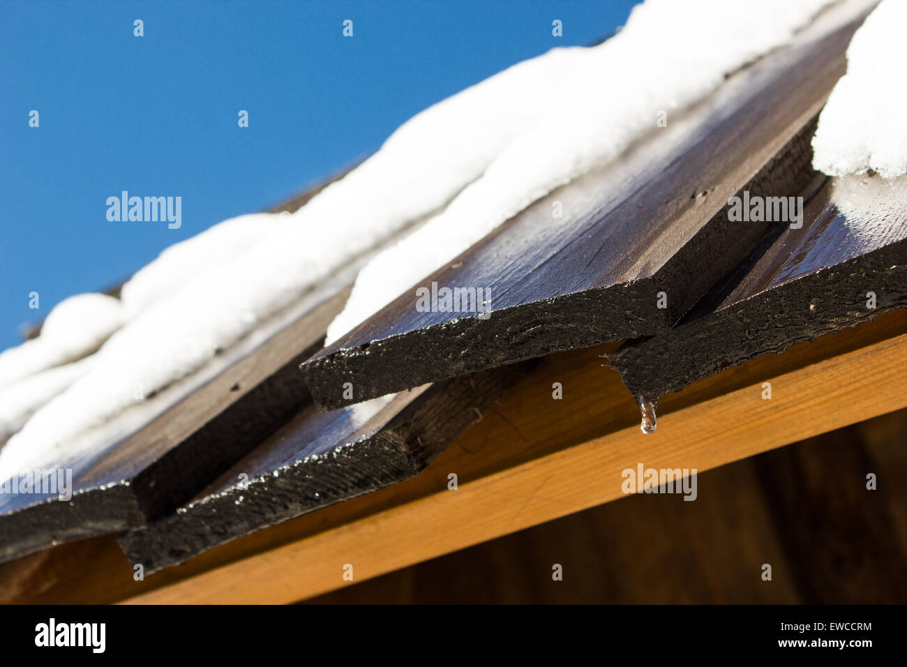 The Old building with blue sky background Stock Photo - Alamy