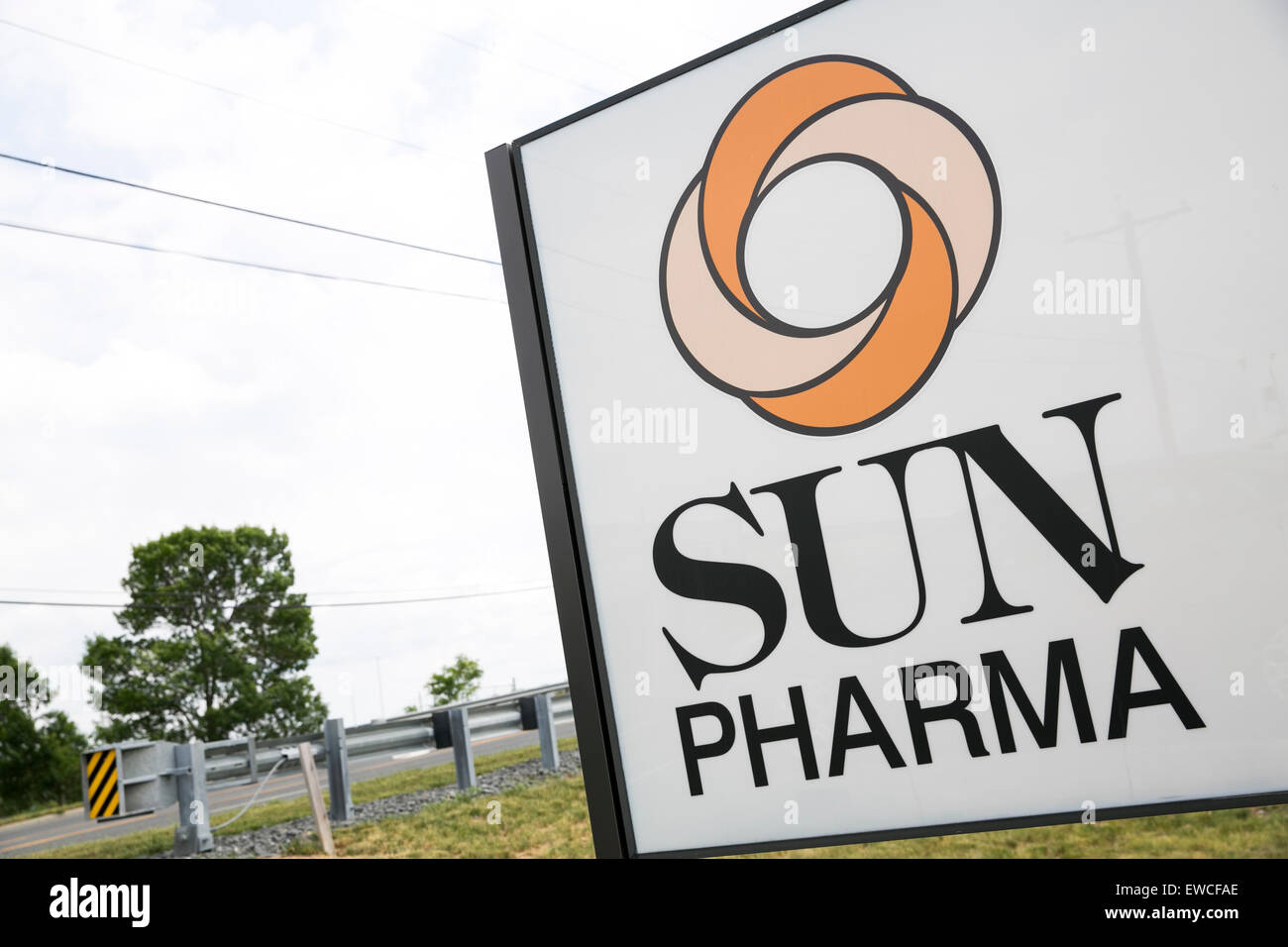 A Logo Sign Outside Of A Facility Occupied By Sun Pharmaceutical