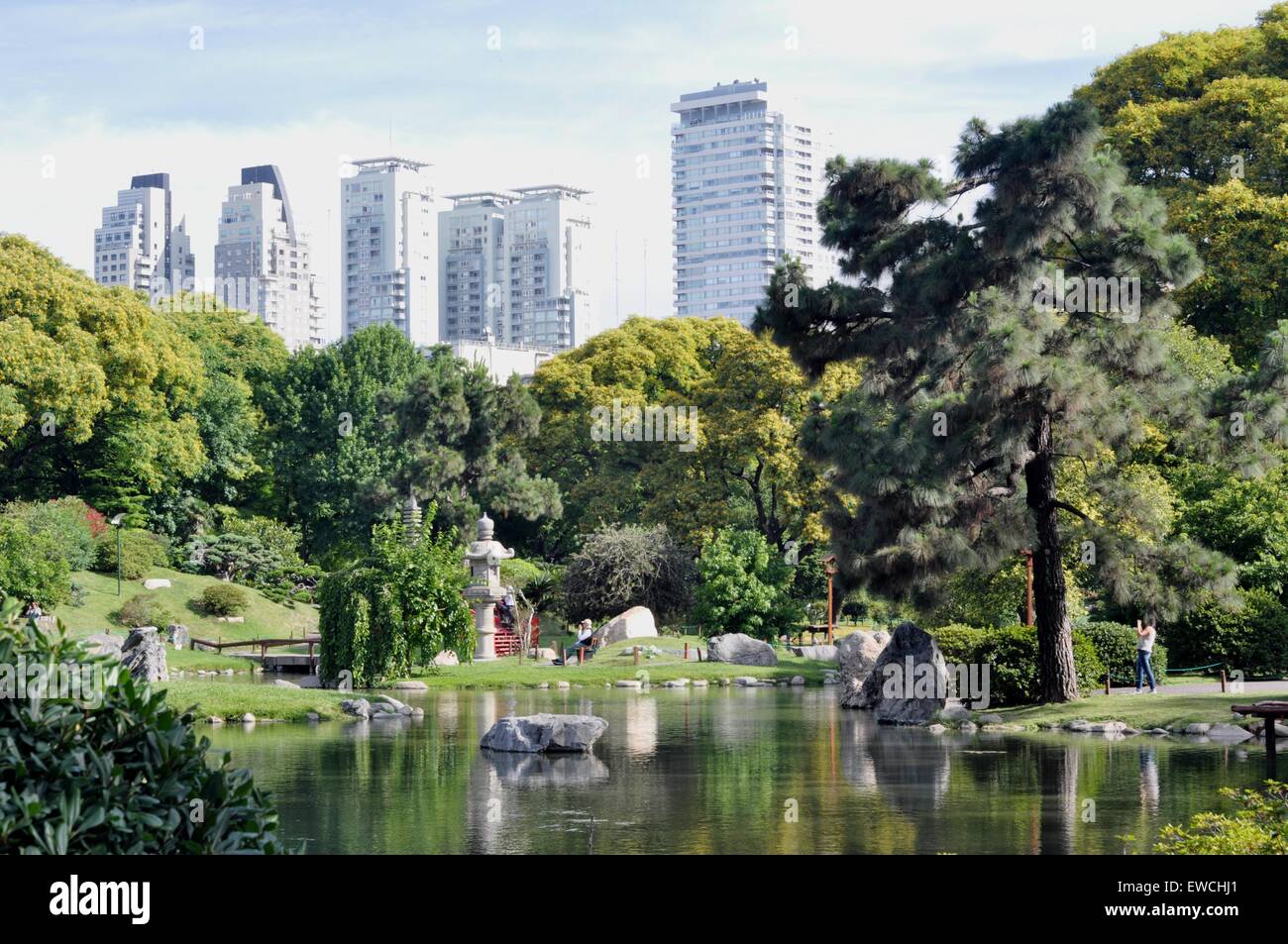 Japanesse garden, Buenos Aires, Argentina Stock Photo