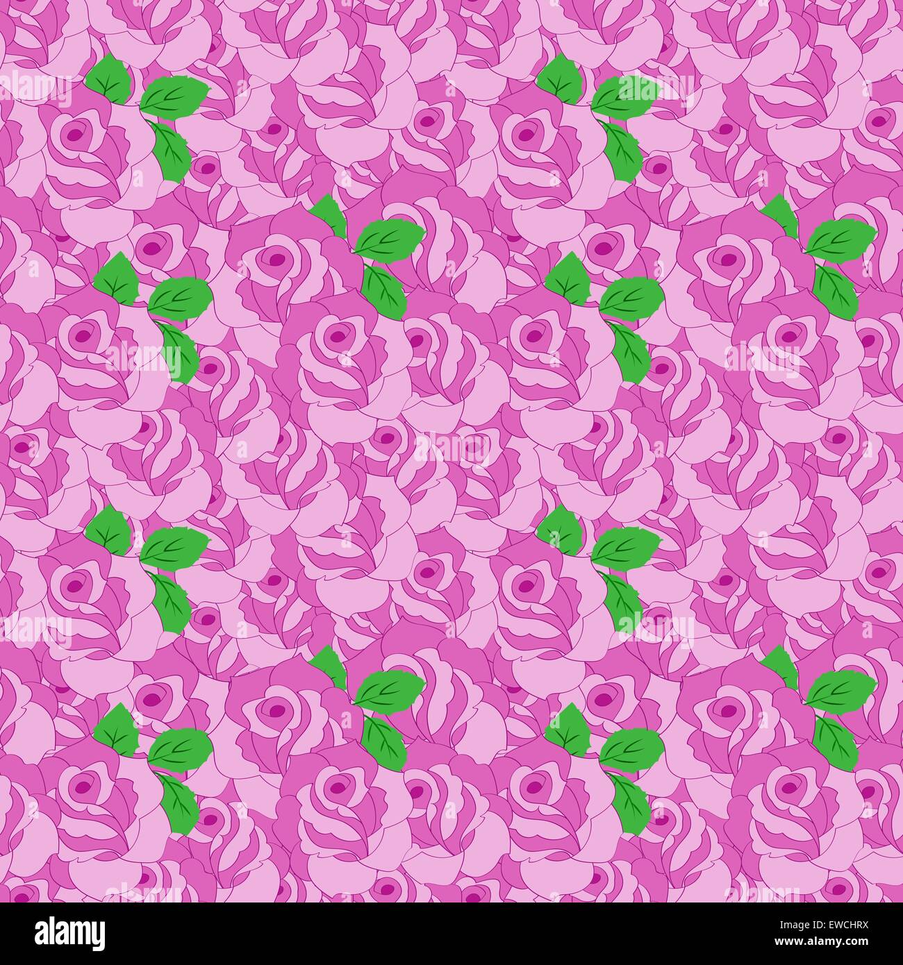 Flowers Colorful Seamless Pattern Background Vector Stock Vector Image ...