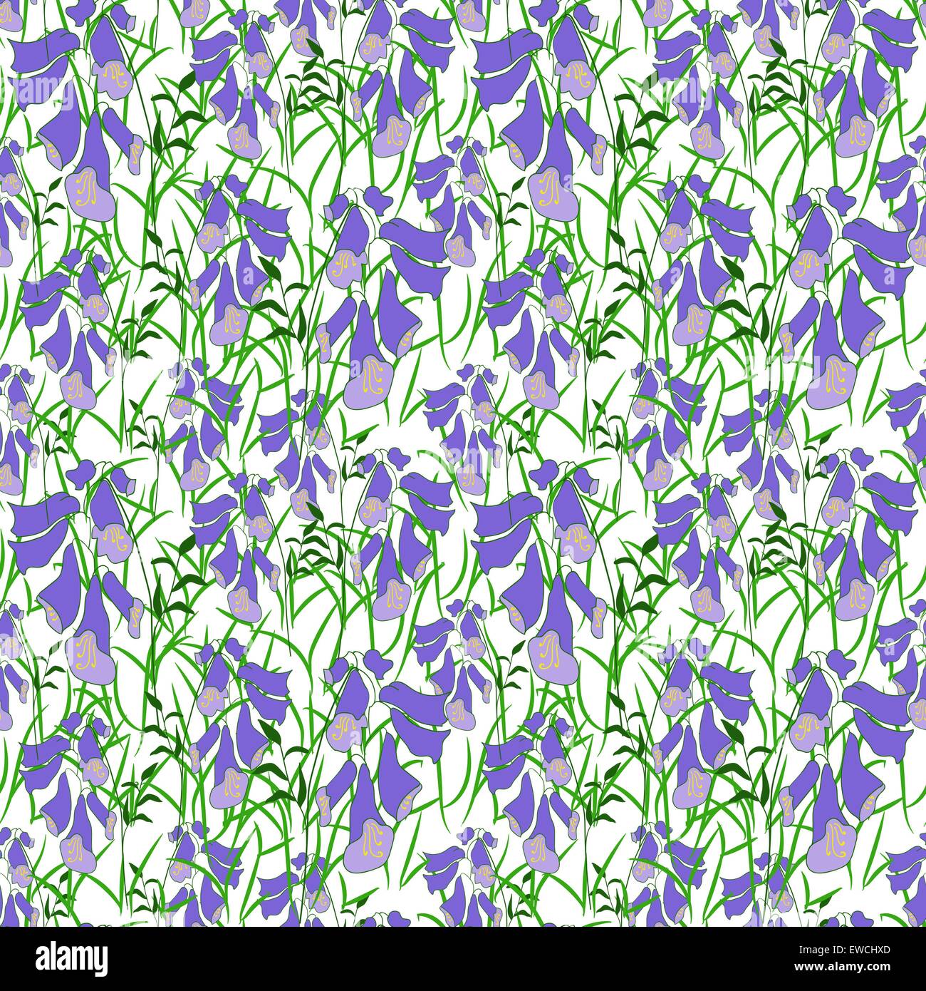 Flowers Colorful Seamless Pattern Background Vector Stock Vector Image ...