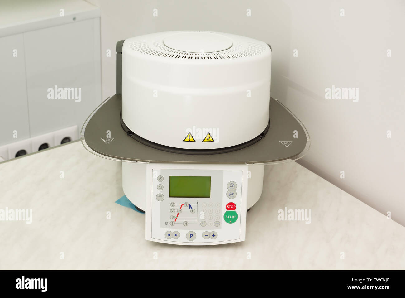 oven for baking ceramics used in dental laboratory Stock Photo Alamy