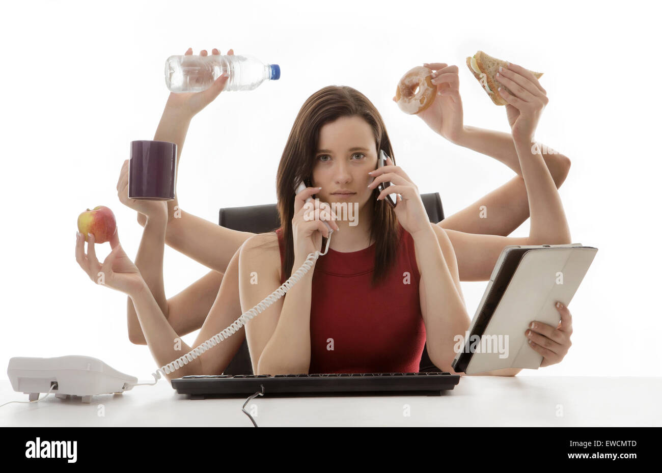 Multitasking Woman