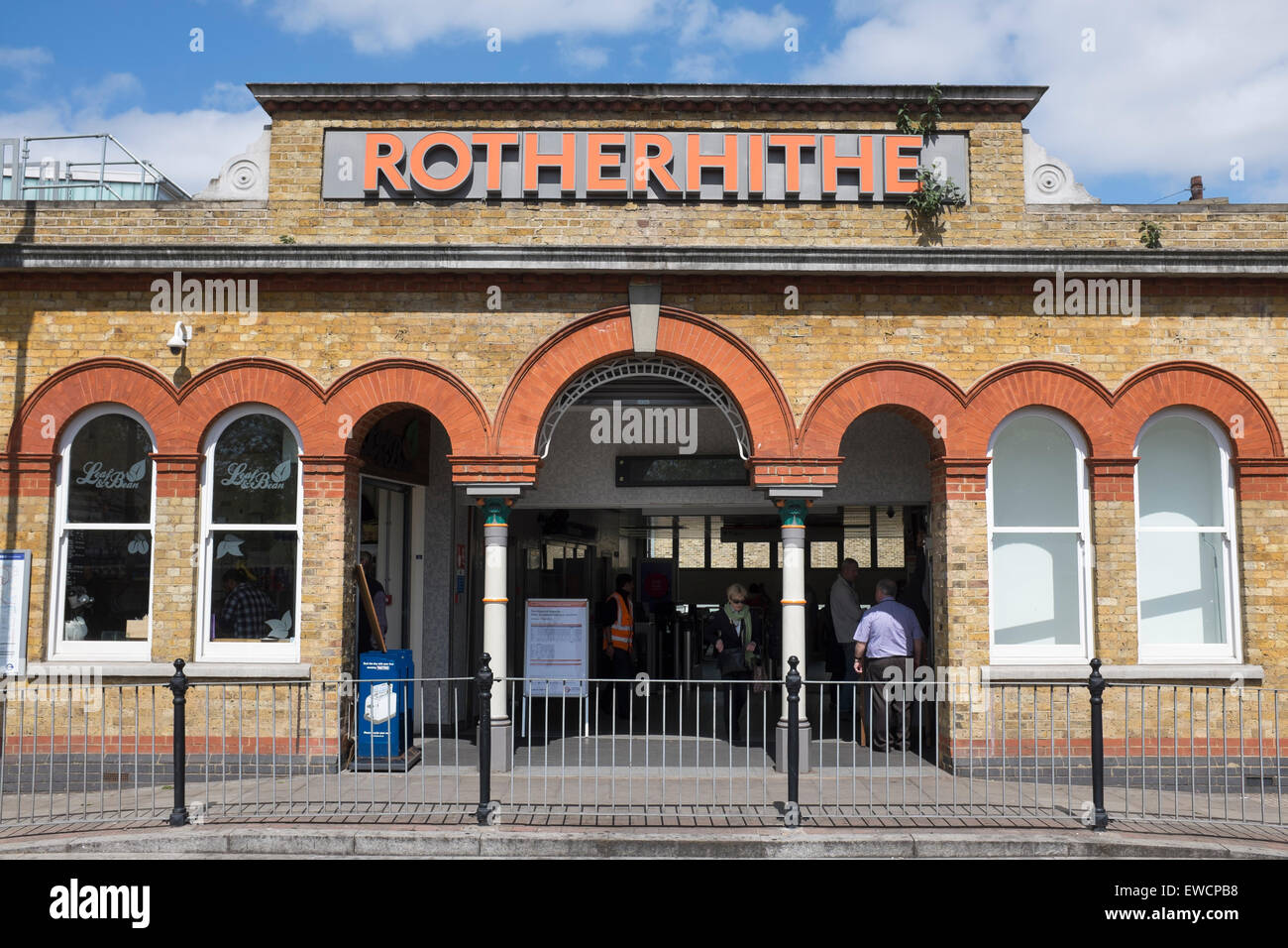 Rotherhithe Underground Station London Stock Photo