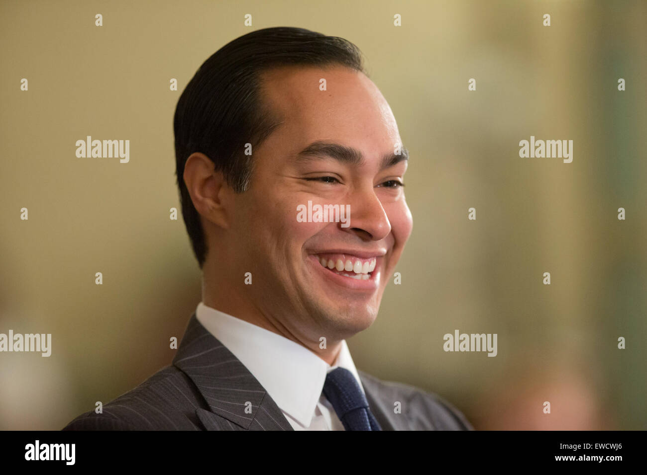 US Secretary of Housing and Urban Development Julián Castro during a Texas Tribune event in