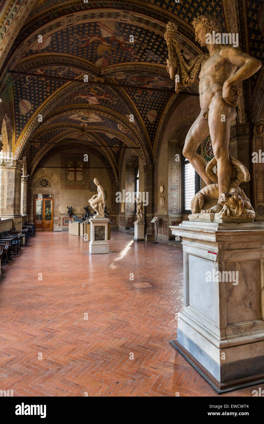 sculpture gallery, Bargello Museum, Florence, Italy Stock Photo Alamy