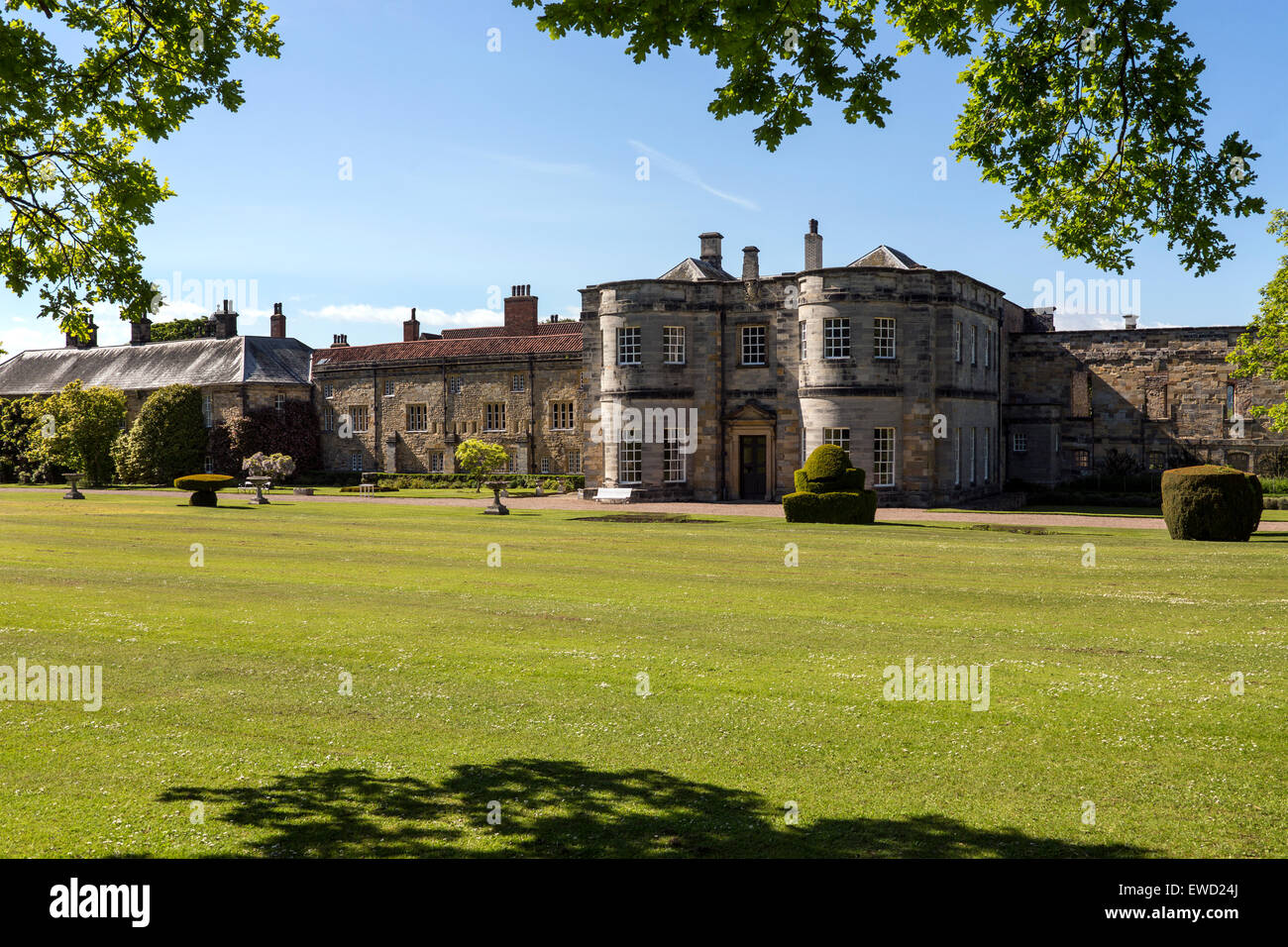 Newburgh Priory is a large country house near Coxwold, North Yorkshire, England. Stock Photo